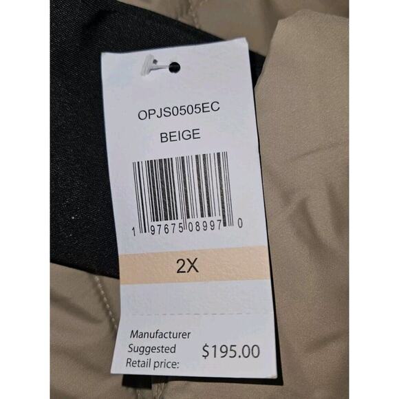 NWT! Jessica Simpson Women's Winter Coat Tan Packable Quilted Puffer 2XL - Picture 11 of 12